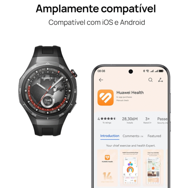 Smartwatch Huawei Watch GT 5 PRO - Black - Imagem 9