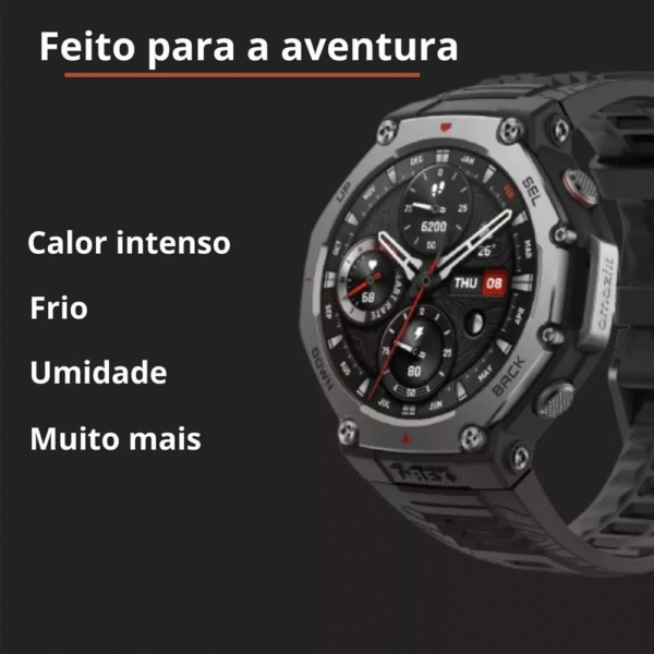 Smartwatch Amazfit T-Rex 3 - Onyx - Imagem 3