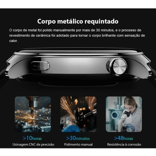 Smartwatch Mibro Lite 3 Pro - Blackish Green - Imagem 3