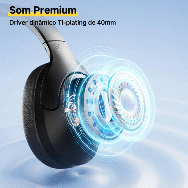 Headphone QCY H3 Lite Anc Bluetooth - Black - Imagem 2