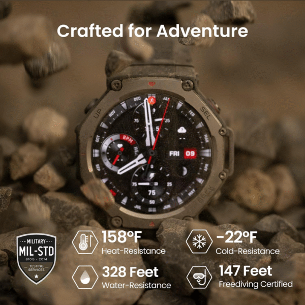 Smartwatch Amazfit T-Rex 3 - Onyx - Imagem 8