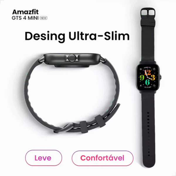 Smartwatch Amazfit GTS 4 Mini New - Ivory White - Imagem 7