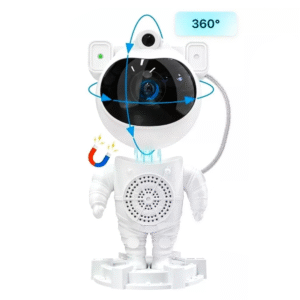 Projetor de Galáxia Astronauta com Caixa de Som
