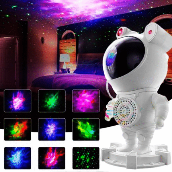 Projetor de Galáxia Astronauta com Caixa de Som - Imagem 6