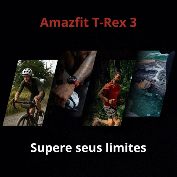 Smartwatch Amazfit T-Rex 3 - Onyx - Imagem 5