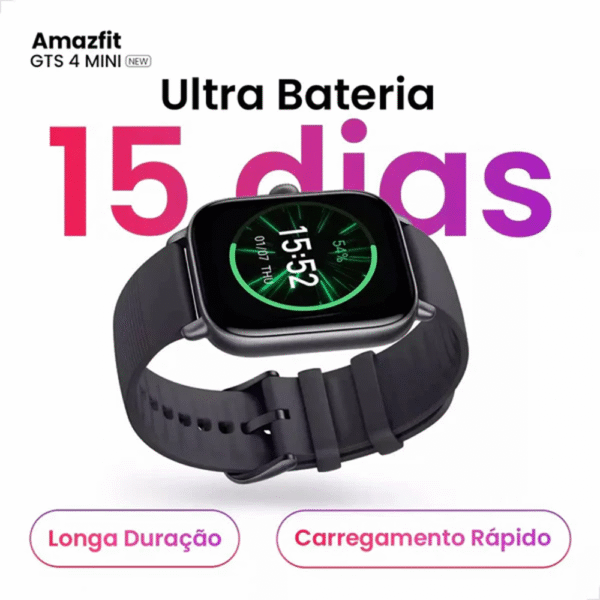 Smartwatch Amazfit GTS 4 Mini New - Ivory White - Imagem 5