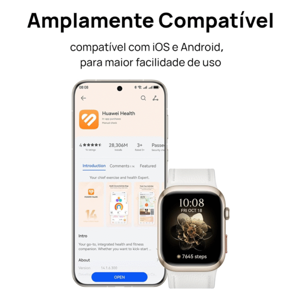 Smartwatch Huawei Watch D2 - Black - Imagem 9