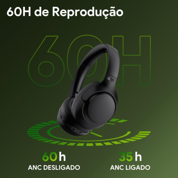 Headphone QCY H3 Anc Bluetooth - Sky Blue - Imagem 5