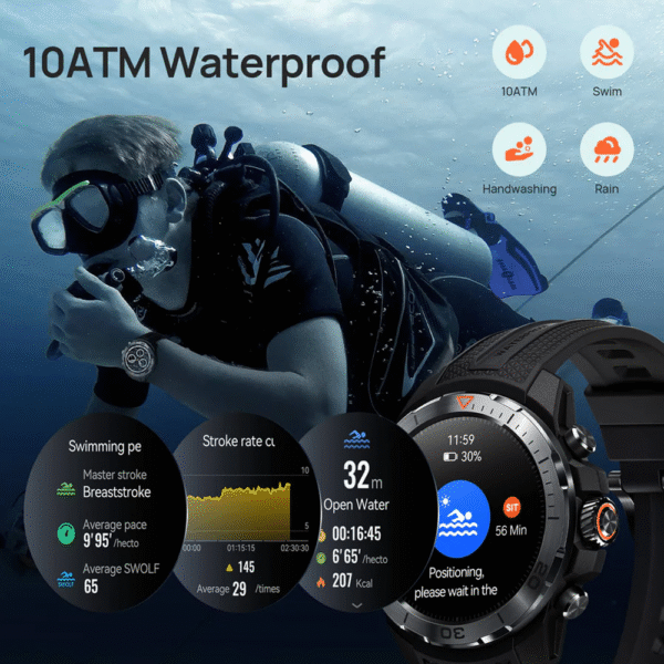 Smartwatch Mibro GS Explorer  - Verde Militar - Imagem 5