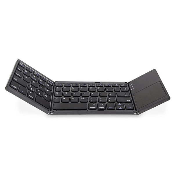Mini Teclado Dobravel Bluetooth com Touch Pad - B033