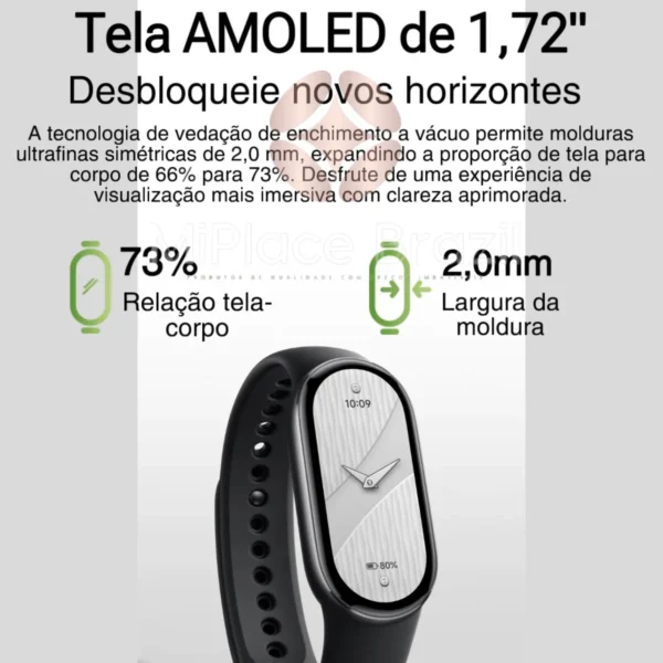 Xiaomi Smart MI Band 10 - Glacier Silver - Imagem 4