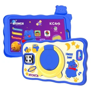 Atouch KC64 Kids Tablet - 7" - 4GB RAM -64GB ROM - Android 12 - Dual Chip - 4000mAh -Azul