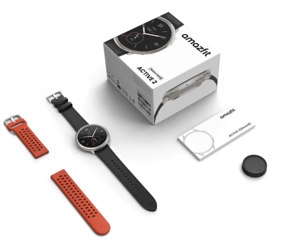 Smartwatch Amazfit Active 2 VERSÃO PREMUIM -TELA SAFIRA- Black - Imagem 2