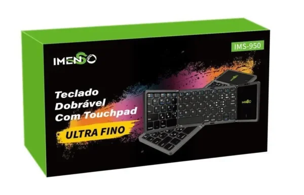 IMENSO TECLADO DOBRAVEL COM MOUSE PAD IMS-950 - Imagem 2