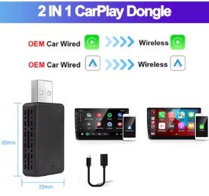 Adaptdor Wireless para Carro USB/USB-C Android e Carplay DGB1