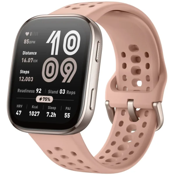 Relógio Smartwatch AMAZFIT Bip 6 A2435 - (Rosa) Blush Gps Integrado, MAPS OFFLINE