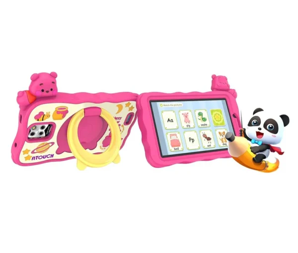 Atouch KC64 Kids Tablet - 7" - 4GB RAM -64GB ROM - Android 12 - Dual Chip - 4000mAh -Pink - Imagem 2