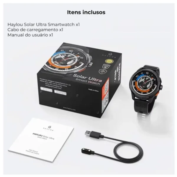 Smartwatch Haylou Solar ULTRA- Black - Imagem 4