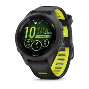 Garmin Forerunner 265S Smartwatch Preto/Amarelo GPS Música