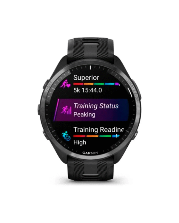 Smartwatch Garmin Forerunner 965 - PRETO - Imagem 4