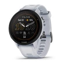 Smartwatch Garmin Forerunner 955 Solar Branco GPS Multibanda Corrida Triathlon Original