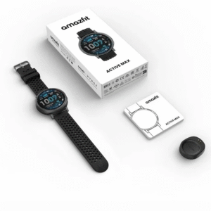 Smartwatch Amazfit MAX Black A2557 | Tela AMOLED, GPS, Bateria Longa Duração